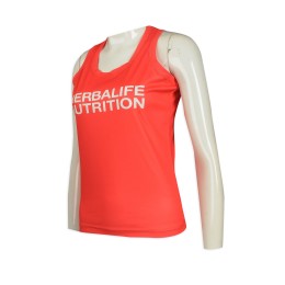 VT213 Order Orange Slim Women's Sports Vest  Vest T-shirt garment factory VT213 Order Orange Slim Women's Sports Vest  Vest T-shirt garment factory